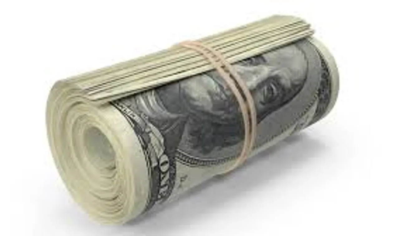Guruló dollárral kitömött szervezetek Karácsony mögött