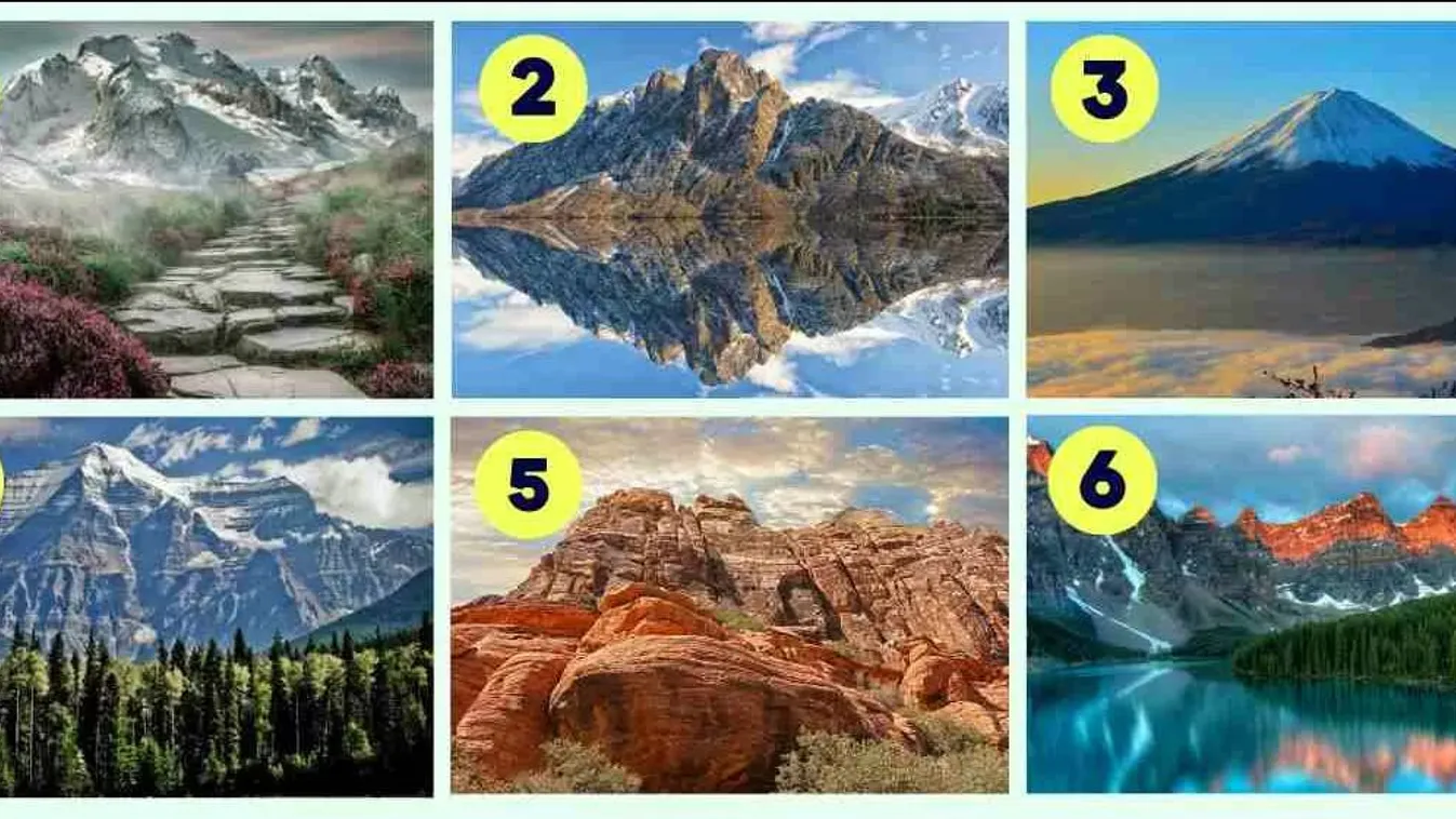 Melyik hegyet választanád? Ezt gondolják rólad mások