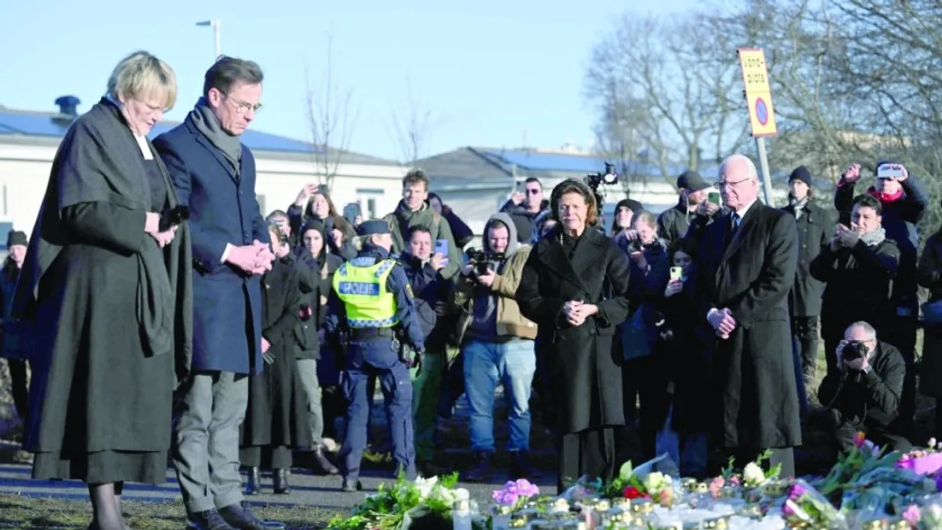 A svédek gyászolják a tömeggyilkosság áldozatait
