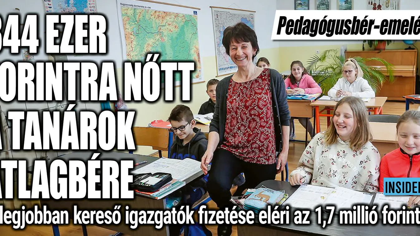 Béremelést kaptak ismét a tanárok, ennyit keresnek most
