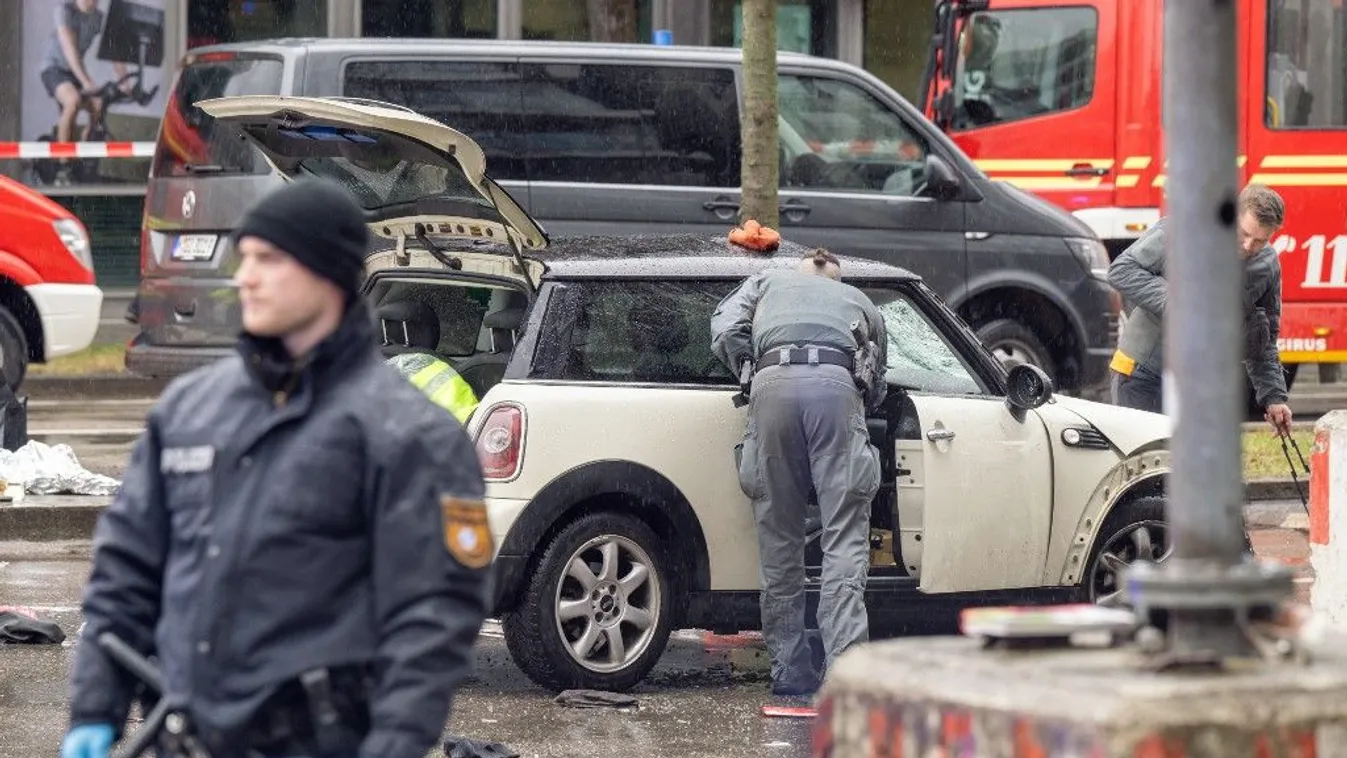 Egy afgán migráns belehajtott a tömegbe Münchenben