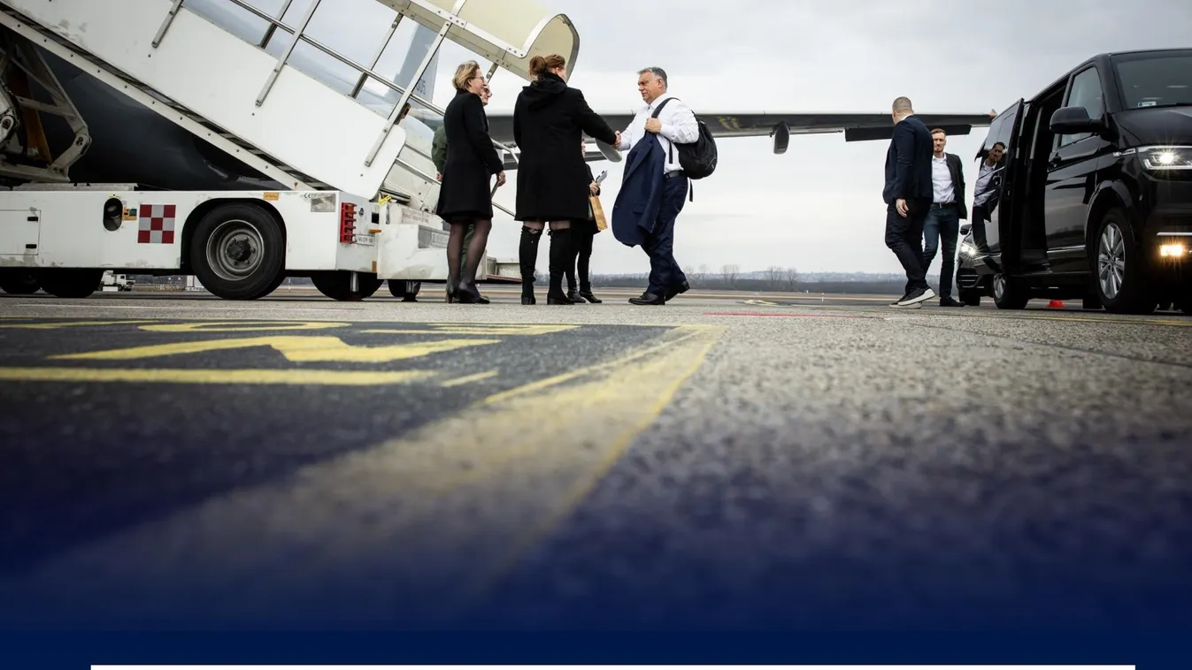 Orbán Viktor elindult Tucker Carlsonhoz