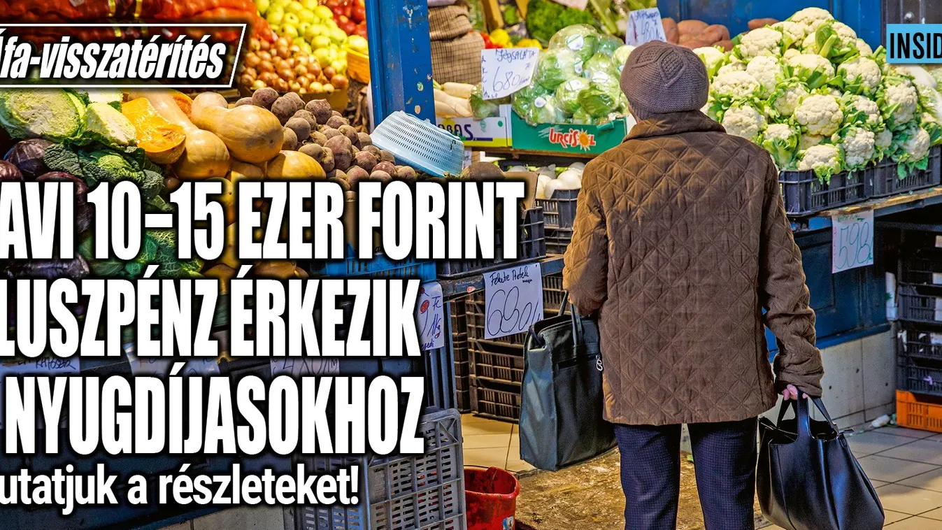 Áfa-visszatérítés nyugdíjasoknak