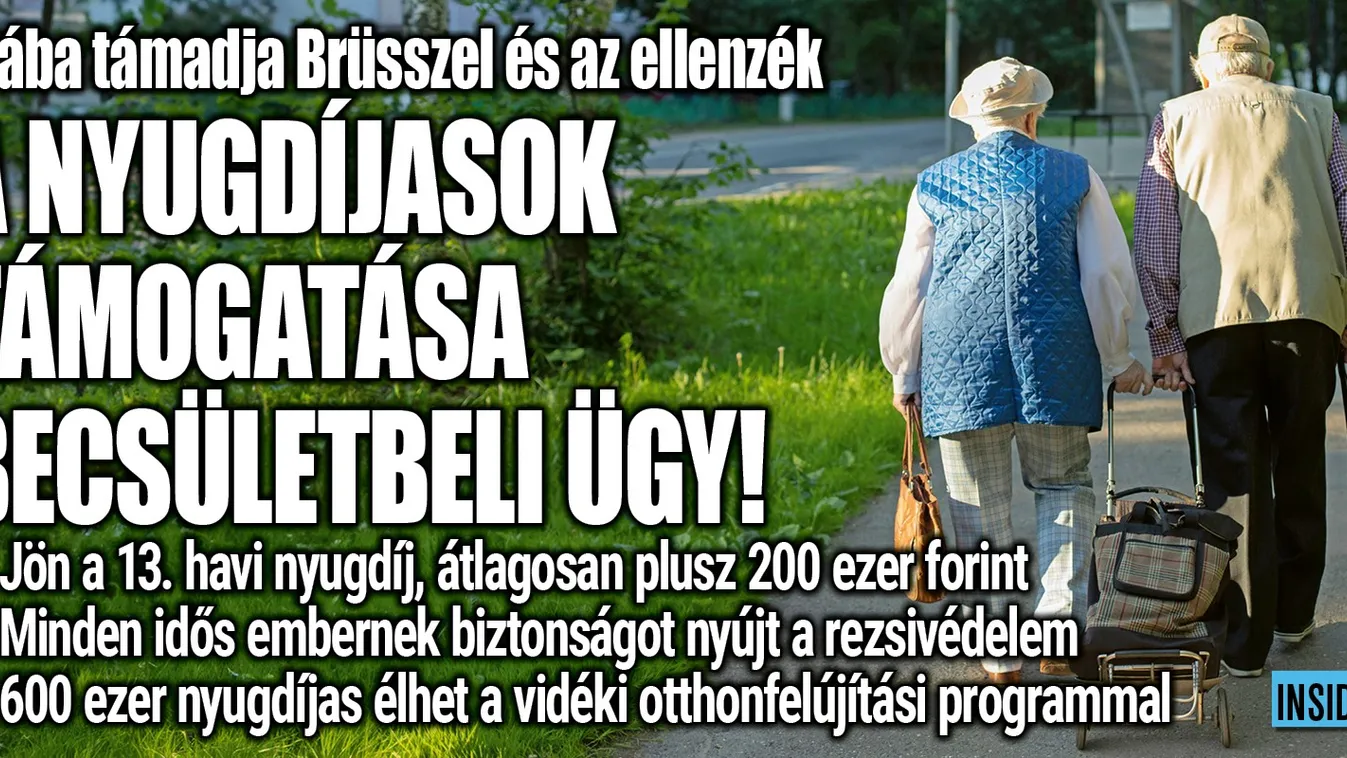 Hiába támadja Brüsszel: jön a 13. havi nyugdíj