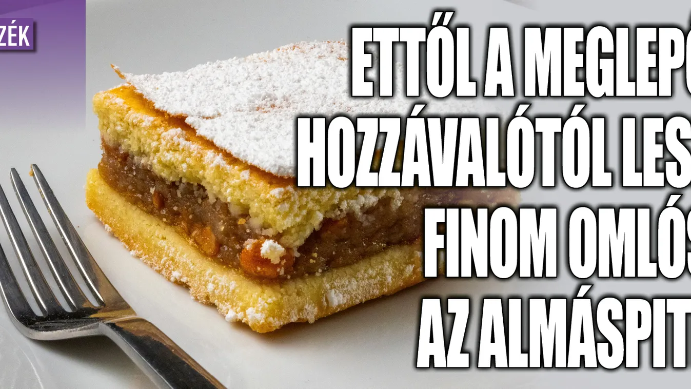 Ettől a meglepő hozzávalótól lesz igazán omlós az almás pite