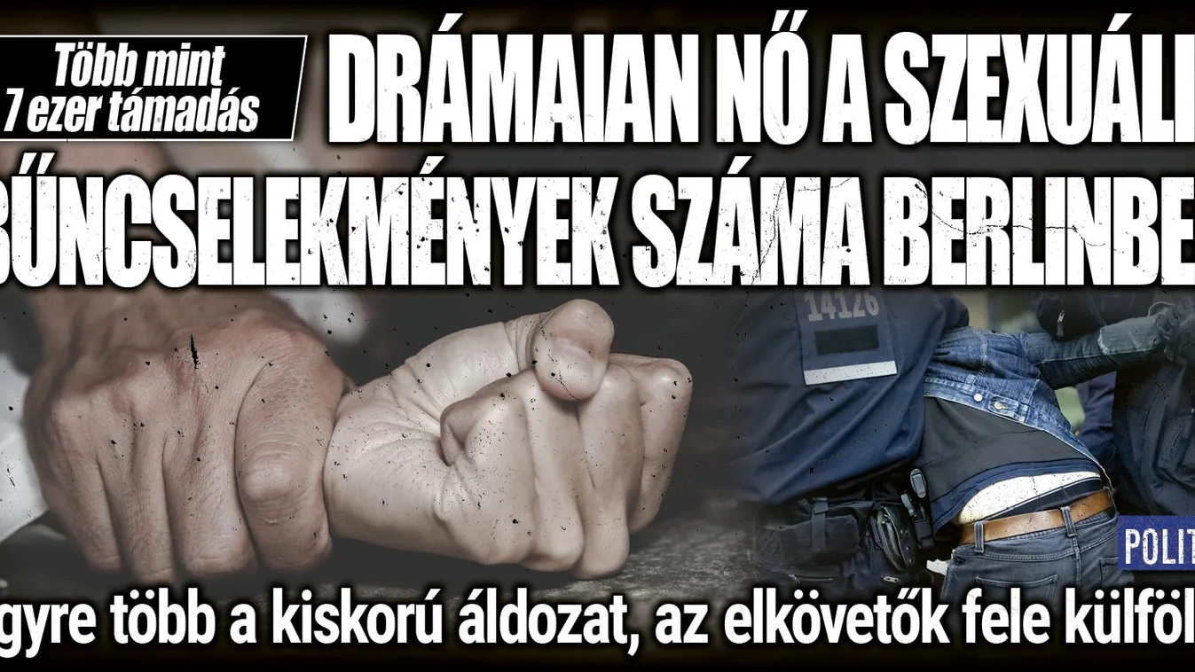 Rekordszámú szexuális bűncselekmény Berlinben