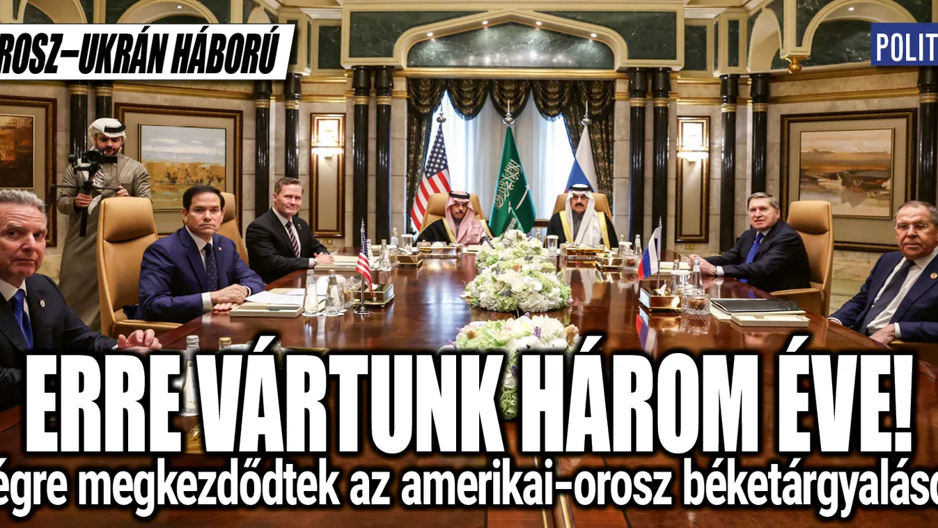 Megkezdődtek a háború végét célzó béketárgyalások