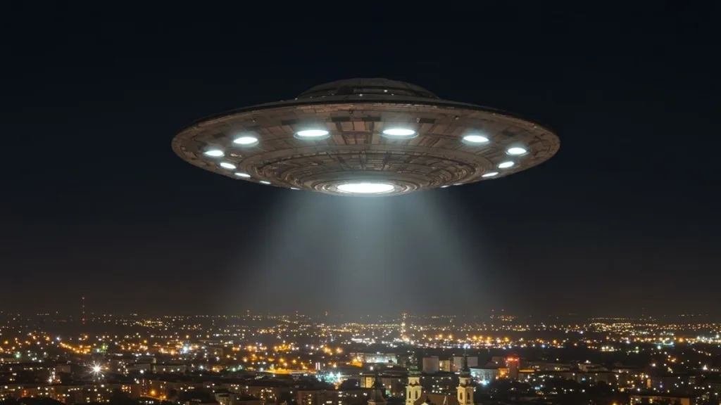 A fotó olyan, mintha a felhők mögött egy hatalmas ufó lenne. De vajon tényleg az? 