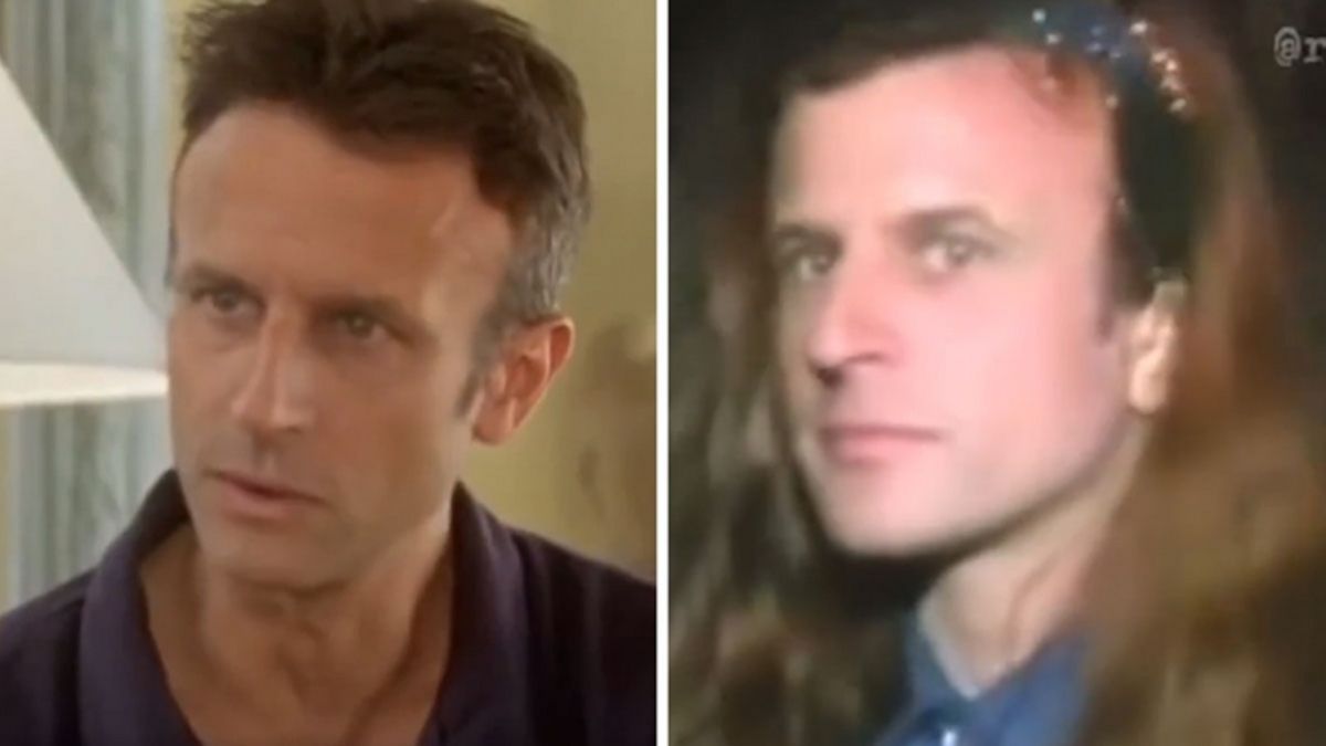 Szürreális videó: a 80-as évek stílusában bulizott Emmanuel Macron