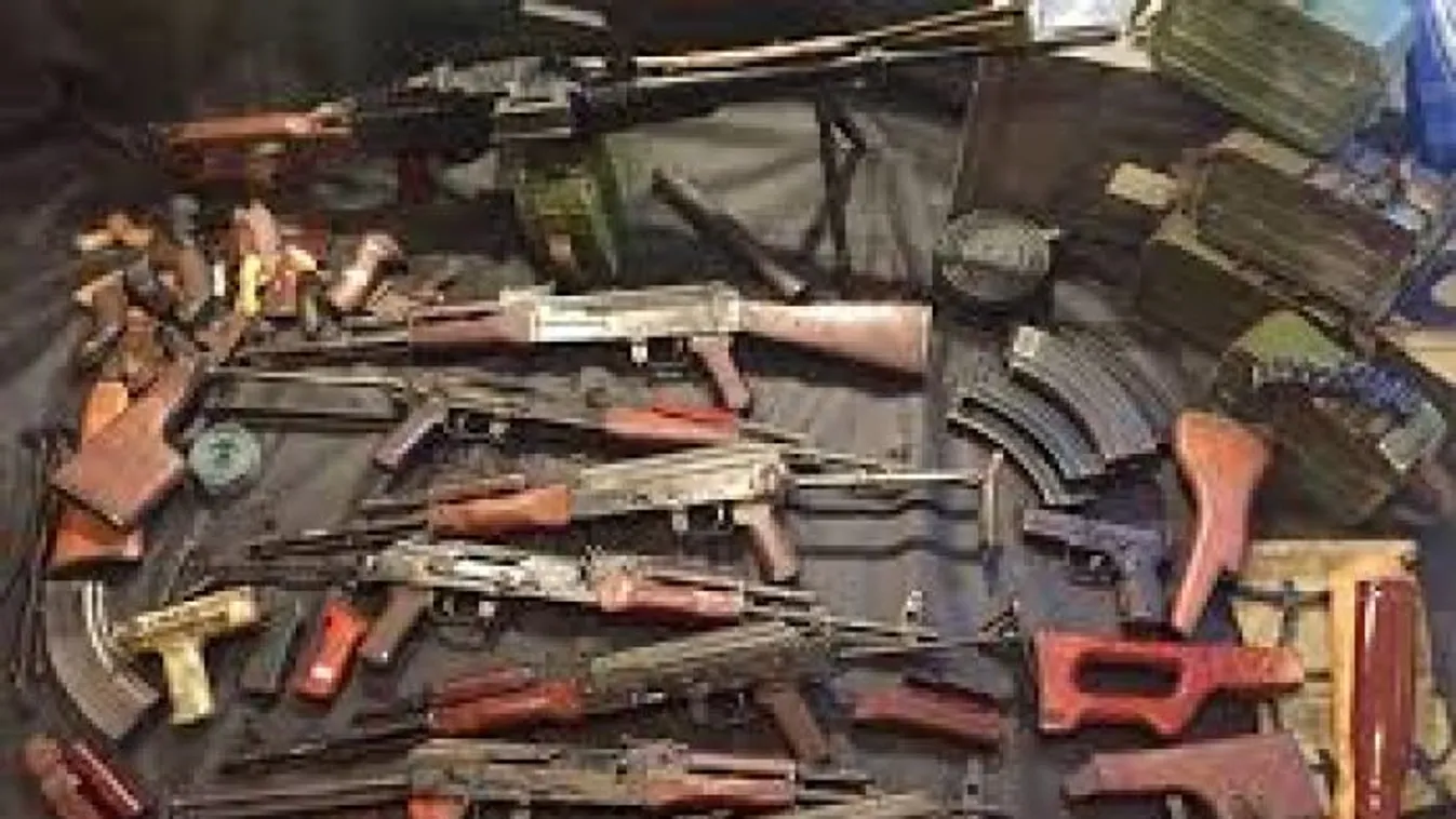 Illegális fegyverkereskedelem közel a magyar határhoz