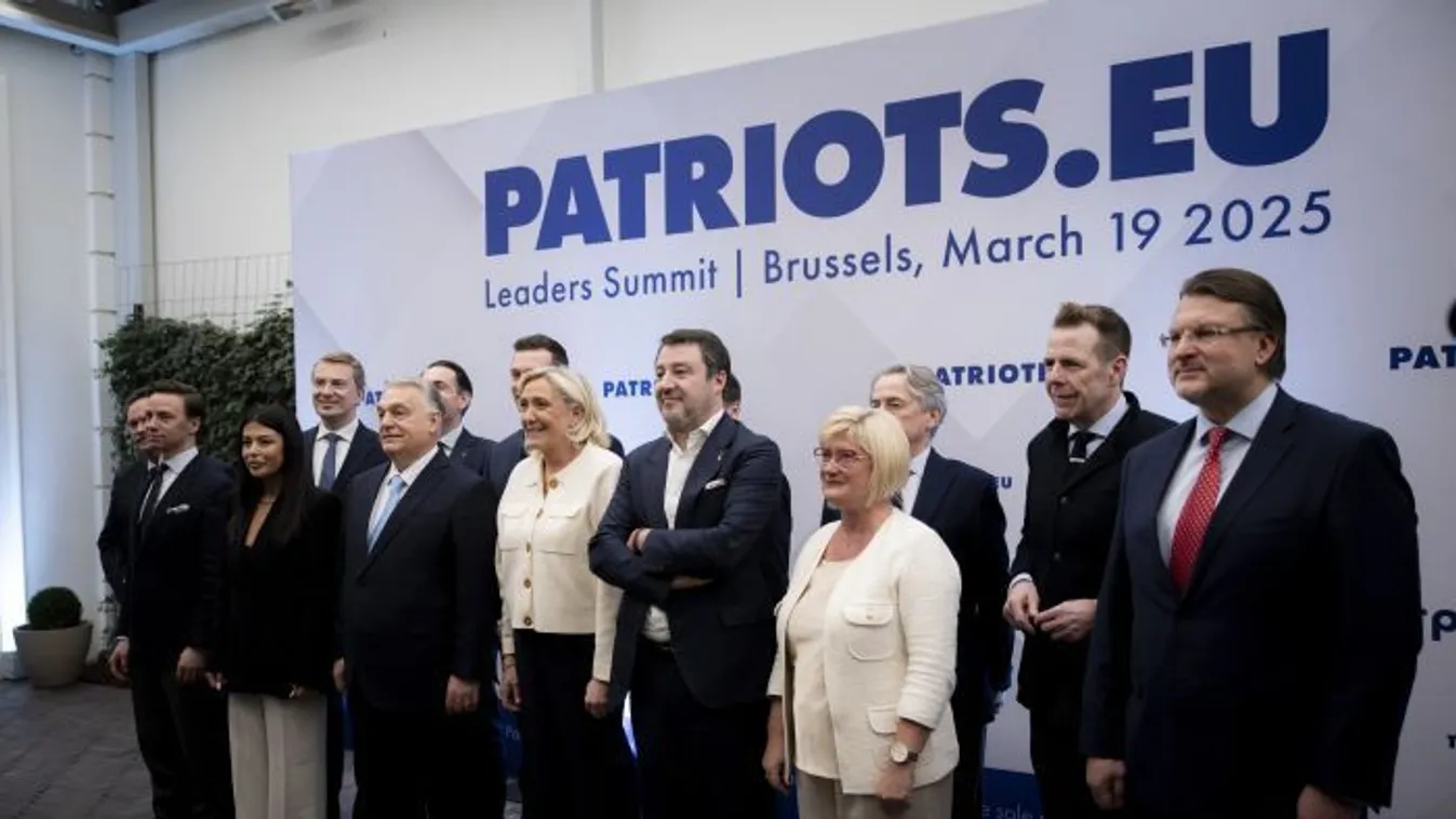 A Patrióták Brüsszelben találkoztak, Orbán Viktor is ott volt