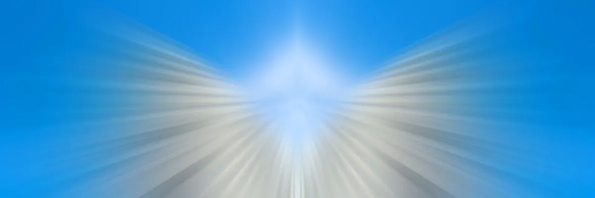 Misztikus jelek The,Image,Of,A,Heavenly,Angel.,Ghost,With,White,Wings.