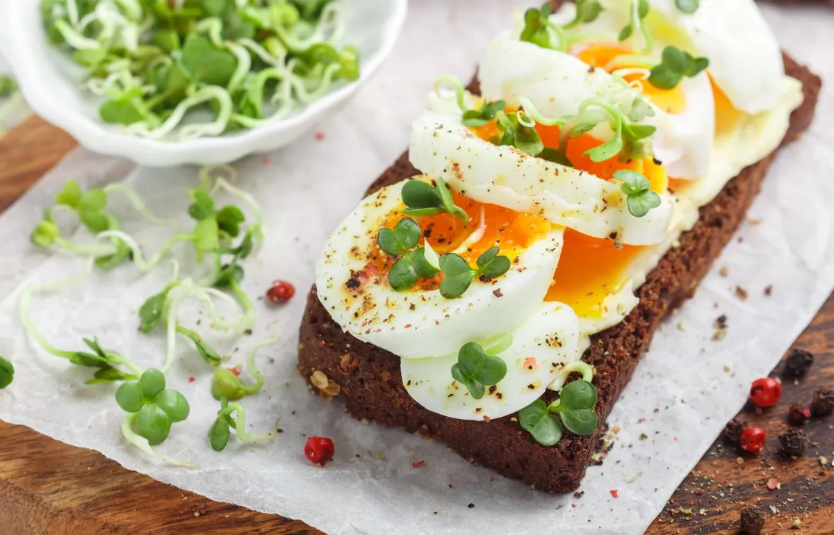 Tojást mikor érdemes enni? Delicious,Gourmet,Breakfast.,Rye,Bread,Sandwich,With,Boiled,Egg,,Cheese,