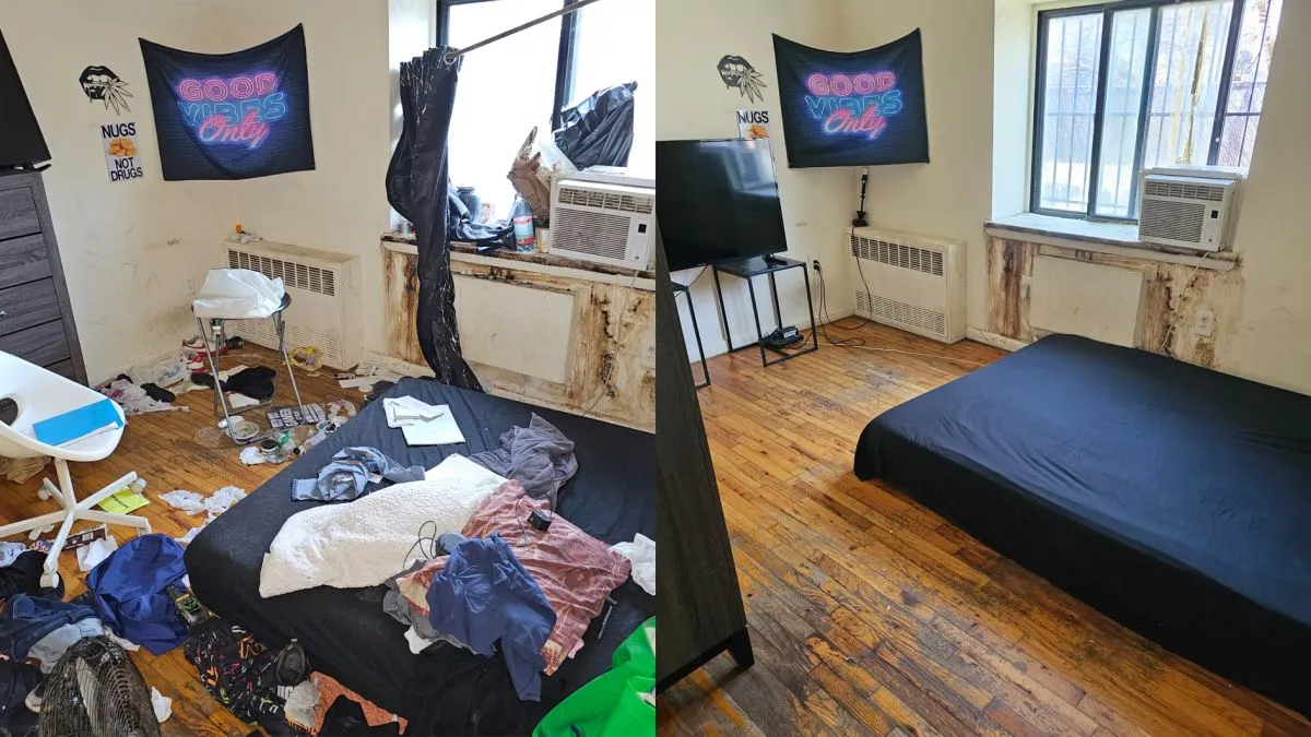 Kevesebb mint egy hét alatt patyolat tiszta lett a lakás /