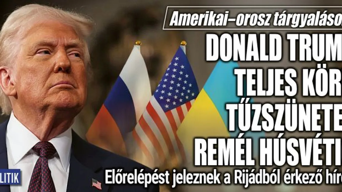Donald Trump tűzszünetet remél húsvétig