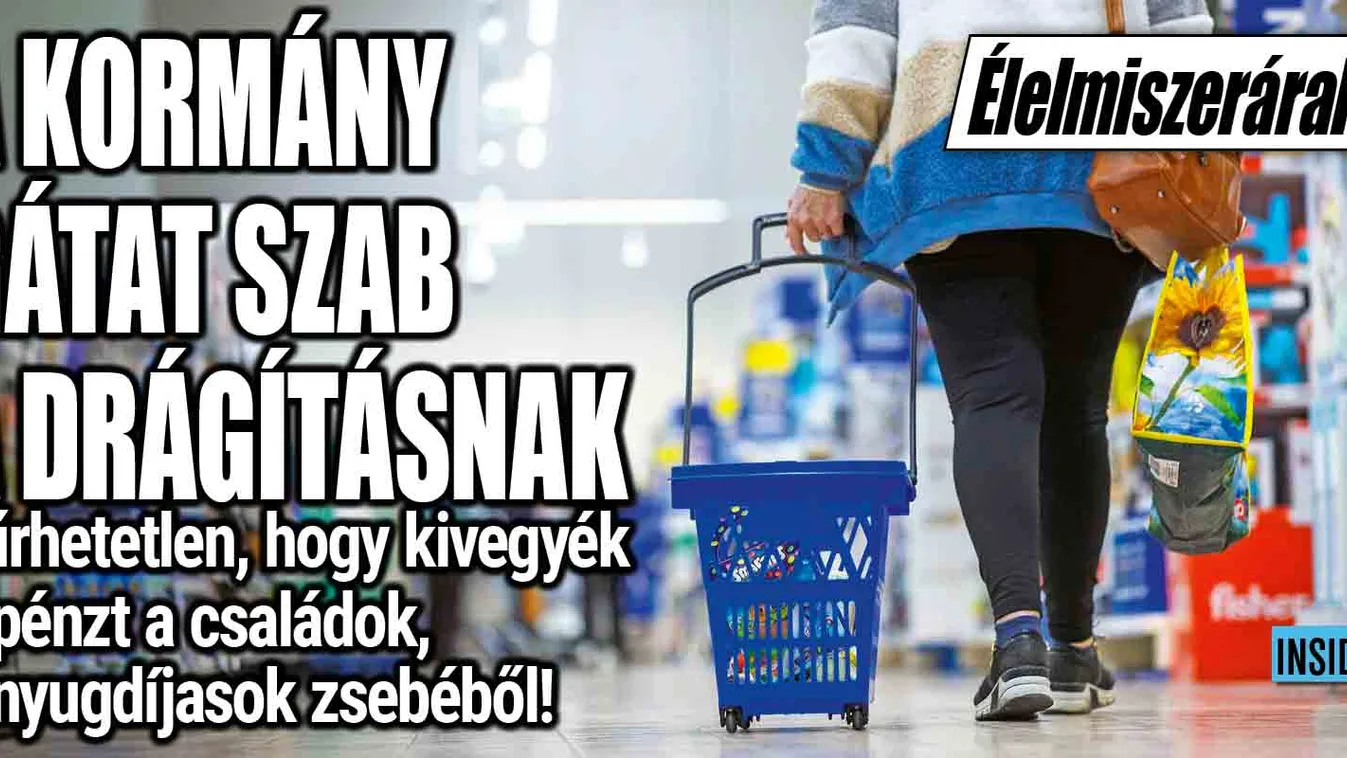 Élelmiszerárak: rálép a fékre a kormány