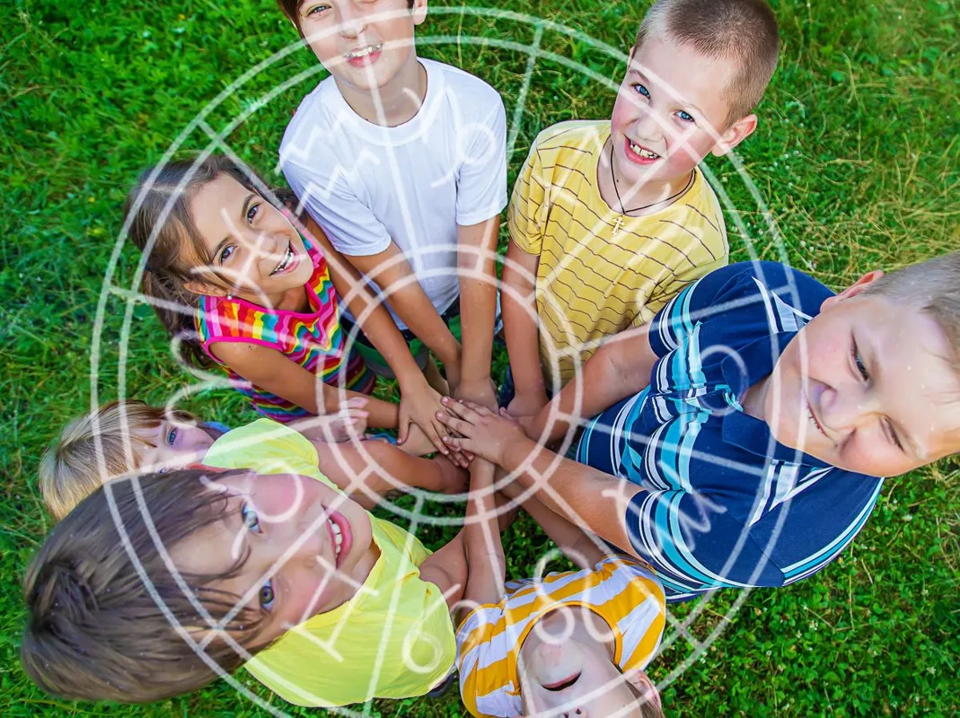 4 csillagjegy Children's,Friendship,,Children's,Hands,On,The,Street.,Selective,Focus.,Kid.