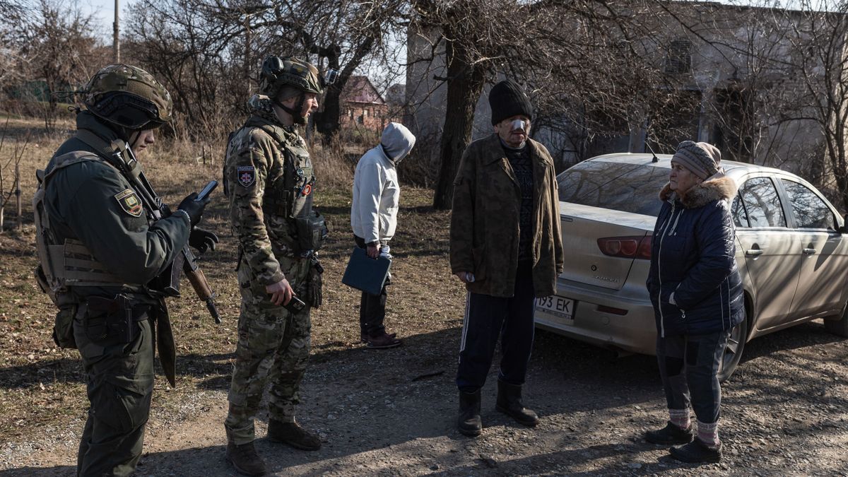 Aftermath of Russian shelling on Ukraine's Kostiantynivka, Ukrajna