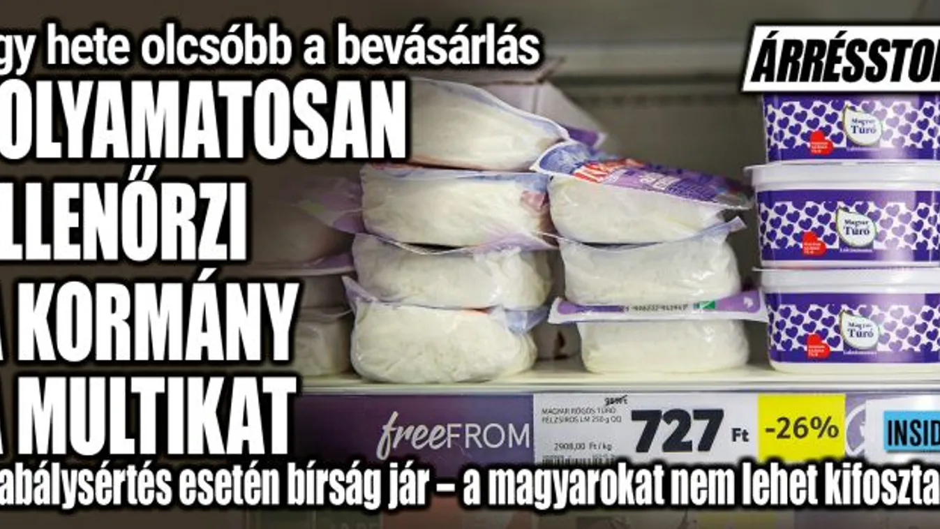 Egy hete lépett életbe az árrésstop, íme az eredmények