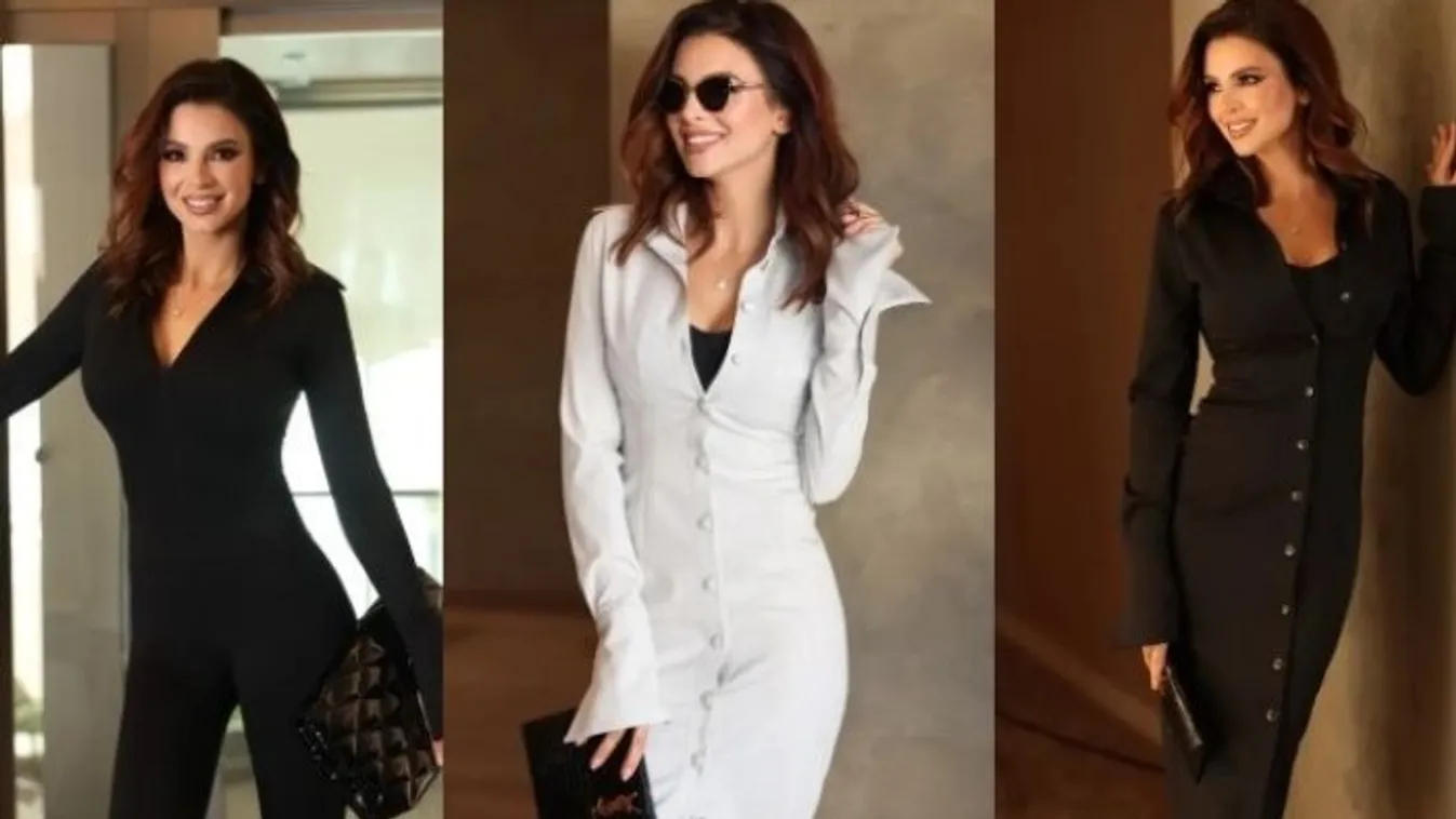 Sarka Kata bámulatosan néz ki ezekben a ruhakölteményekben