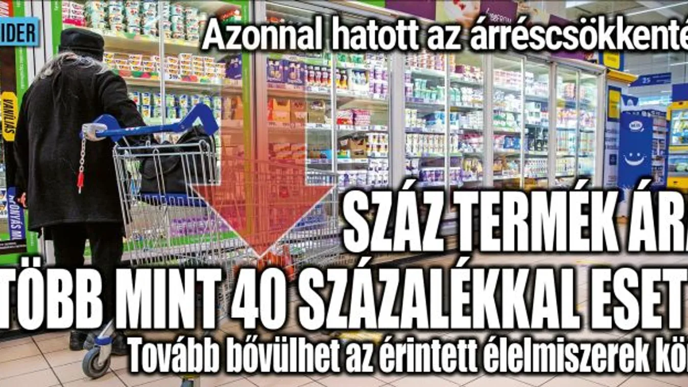 Árréscsökkentés: olcsóbb a bevásárlás