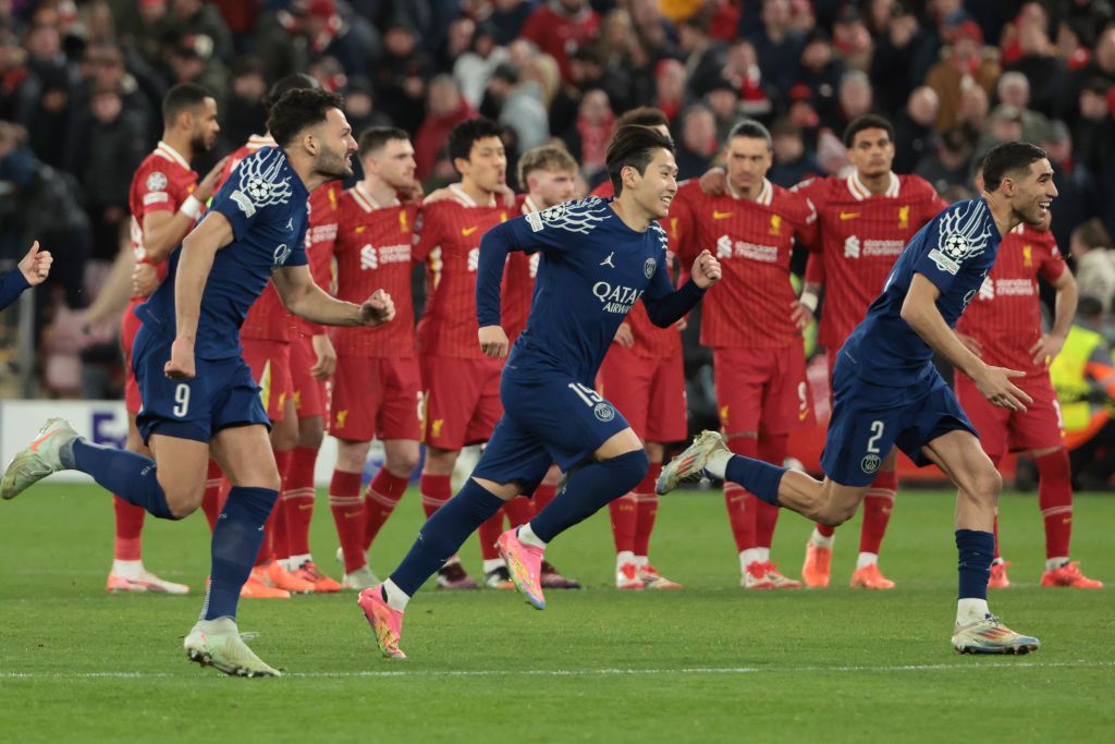 Liverpool FC v Paris Saint-Germain - UEFA Champions League 2024/25 Round of 16 Second Leg