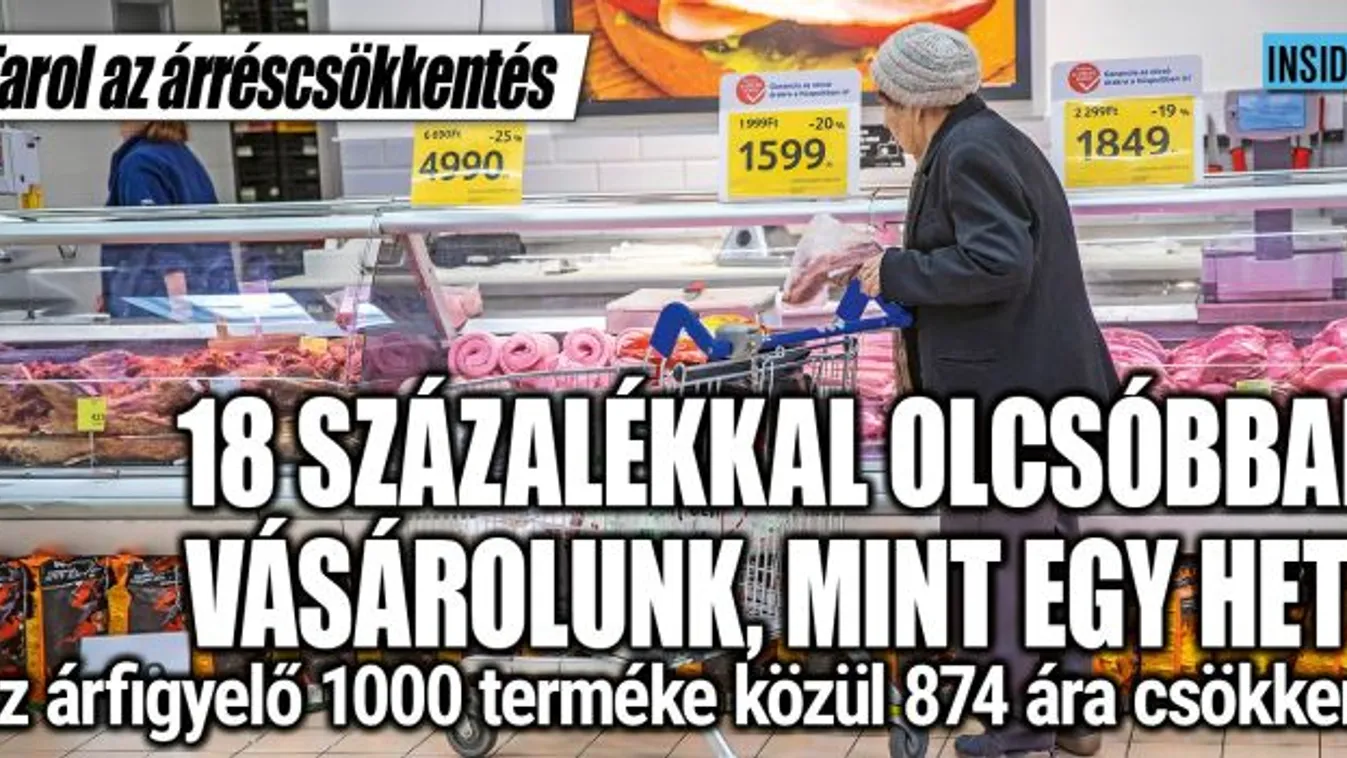 Árréscsökkentés: 18 %-kos csökkenés