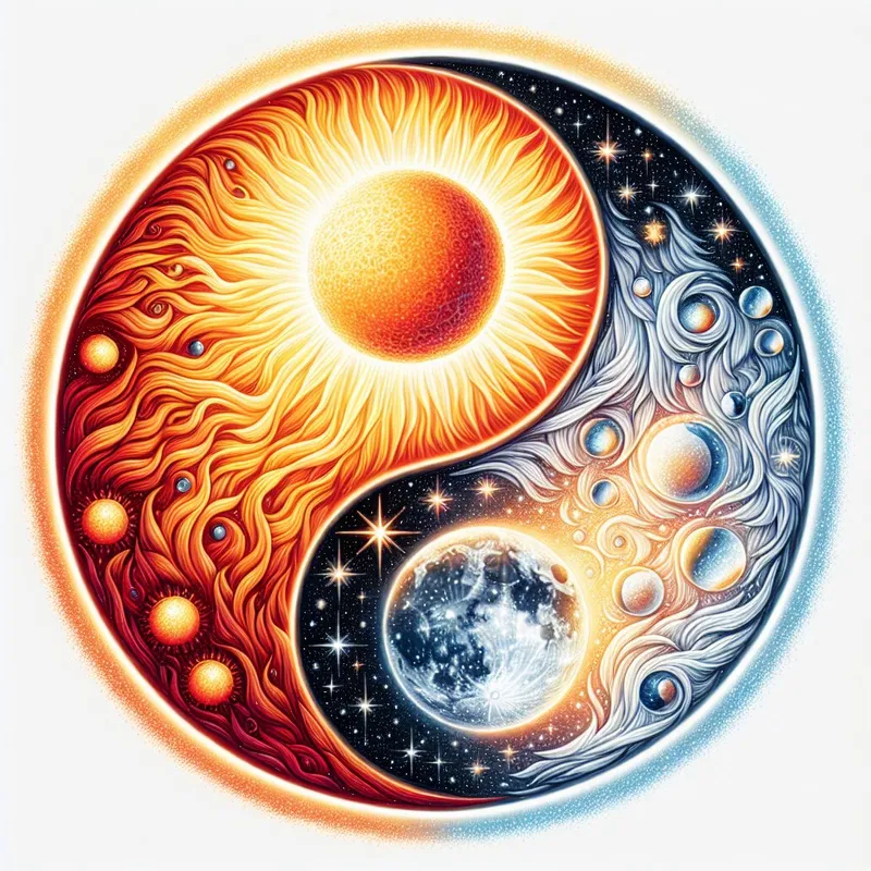 Yin,&,Yang,Sun,&,Moon