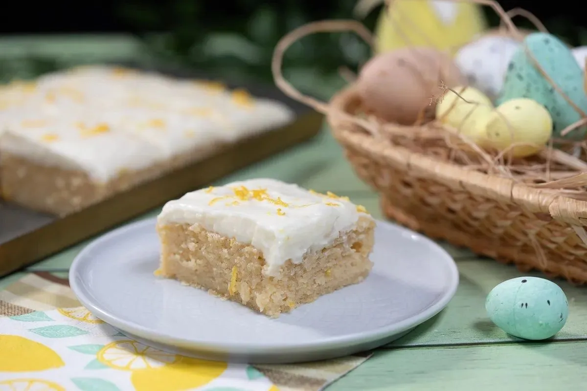 Krémes citromos kocka