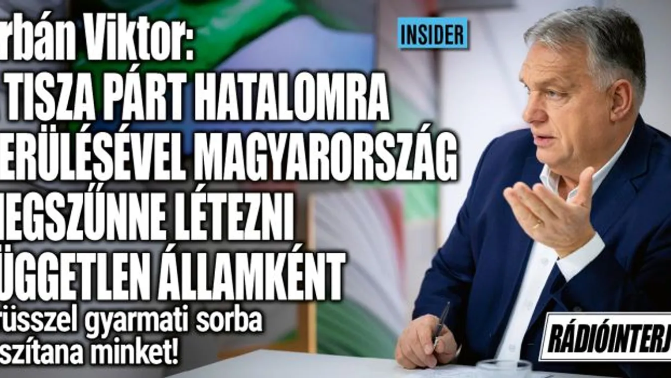 Orbán Viktor keményen fogalmazott Magyarország jövőjéről