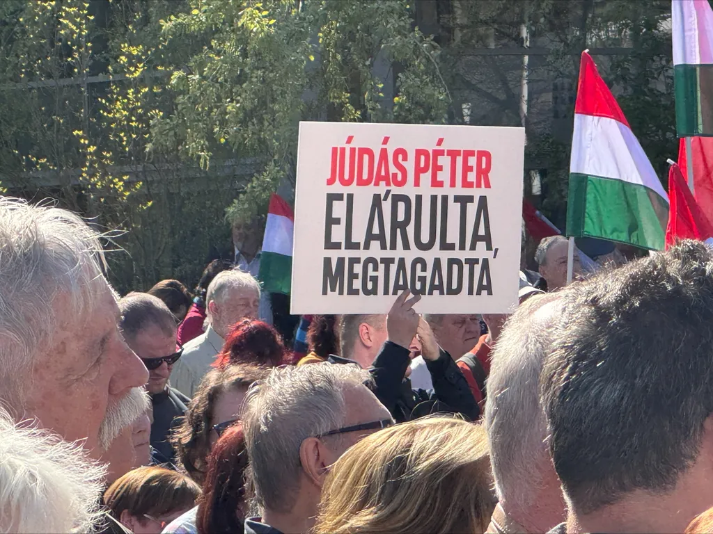 Bayer Zsolt tüntetés