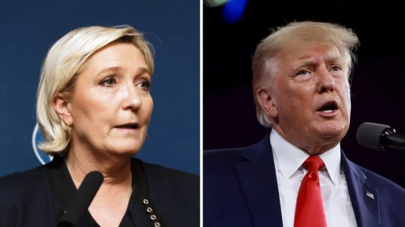 Trump kiállt a választástól eltiltott Marine Le Pen mellett
