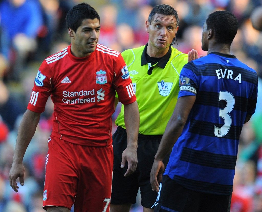 Patrice Evra, Luis Suárez