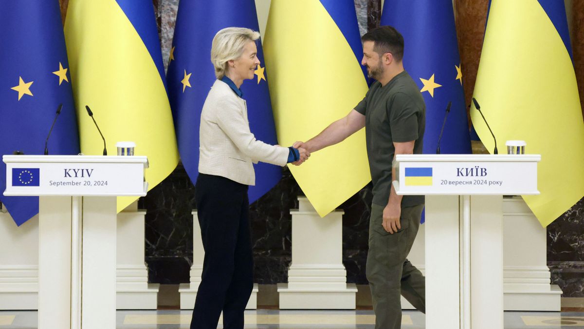 President Volodymyr Zelensky hosts EU chief Ursula von der Leyen for talks on Ukraine's energy infrastructure