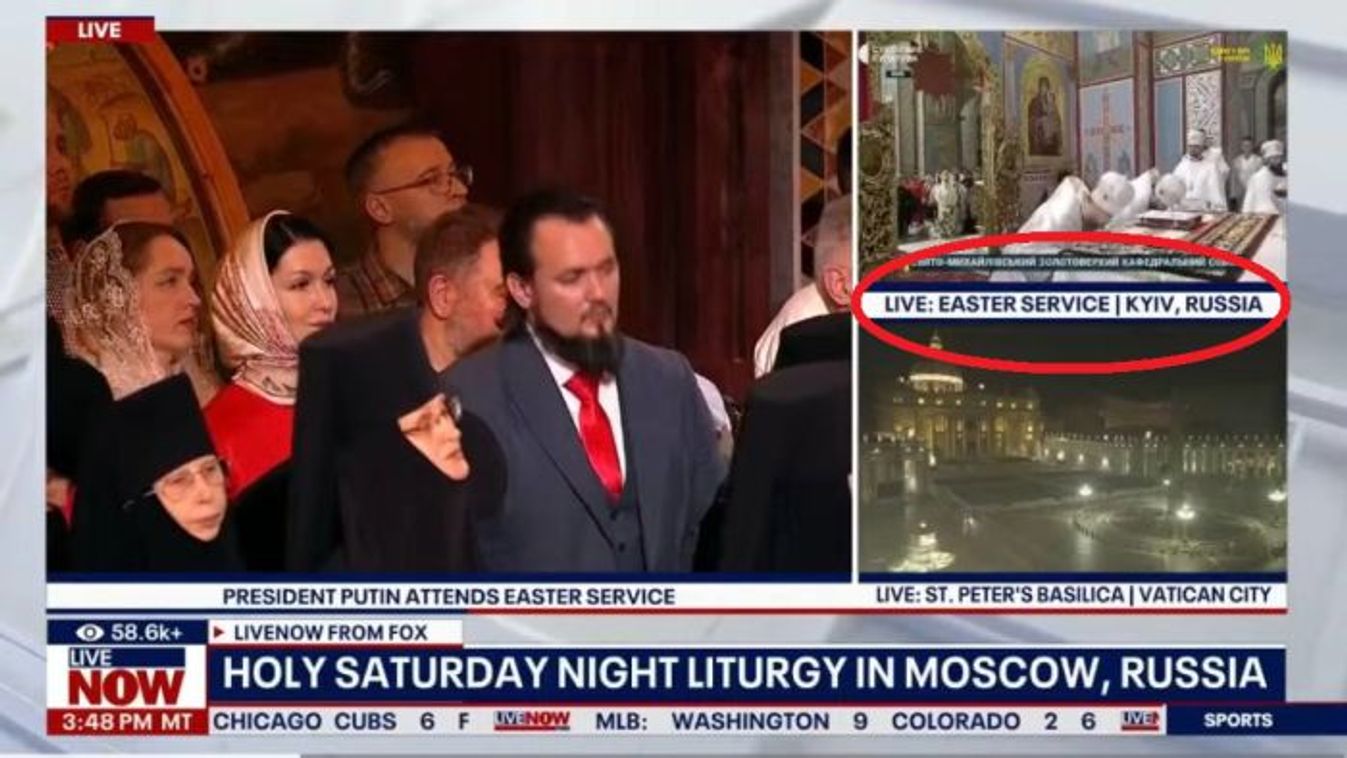 Orosz városnak nevezte Kijevet egy amerikai hírcsatorna, az ukrán kormány bocsánatkérést követel