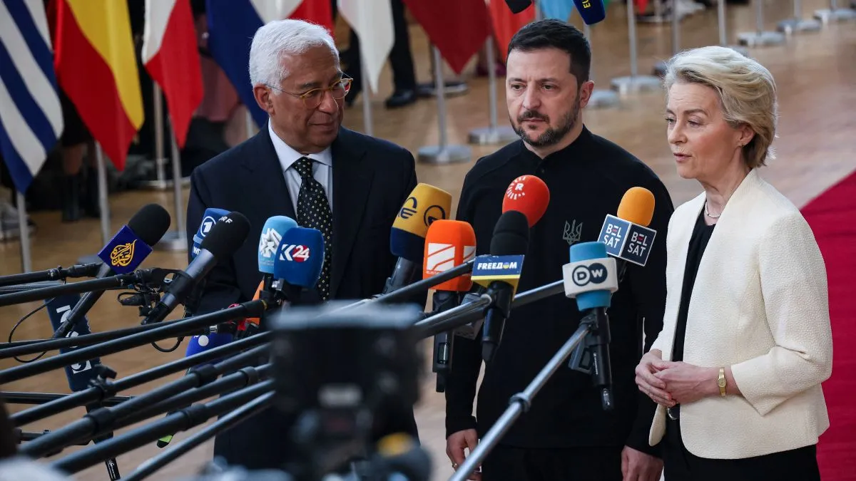 Emergency EU Summit About Ukraine And Defence In Brussels, voks 2025