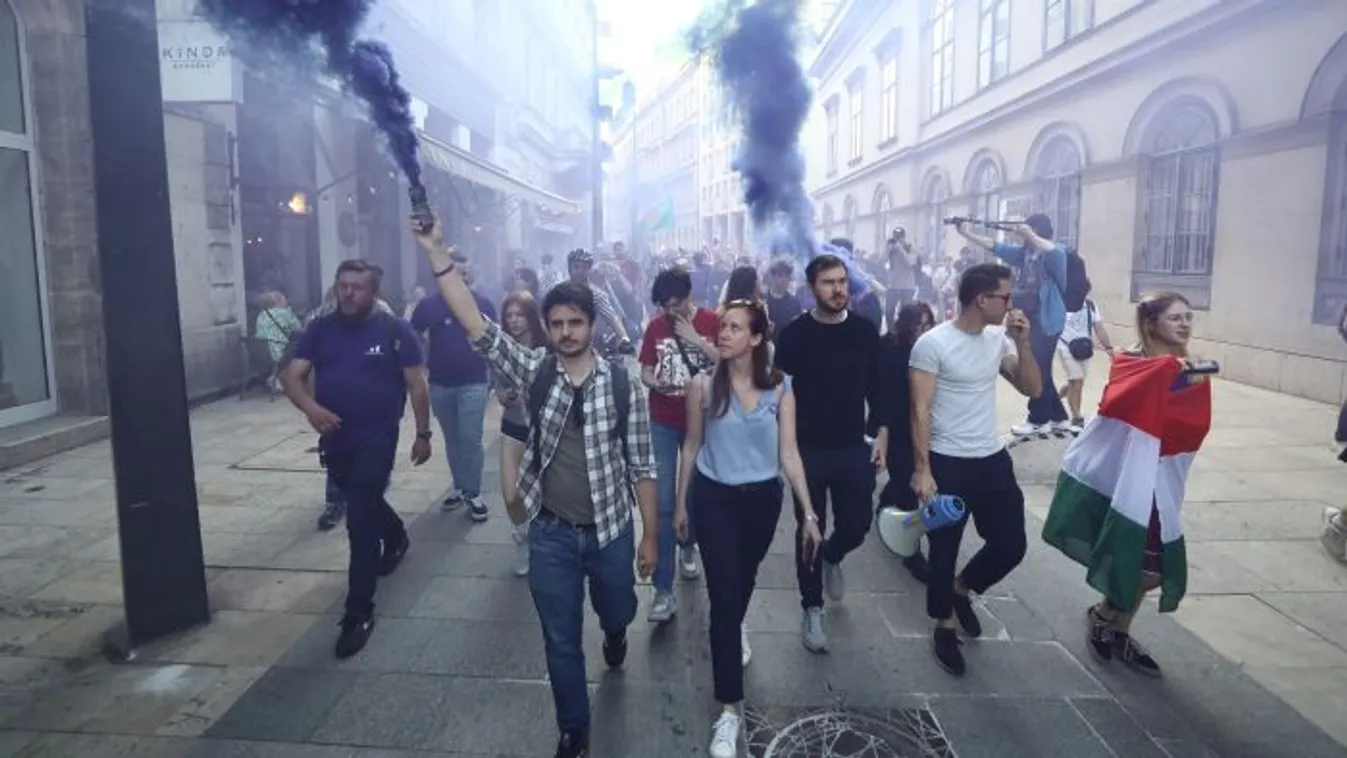 Őrjöngő Pride tüntetők rátámadtak a Hir TV stábjára