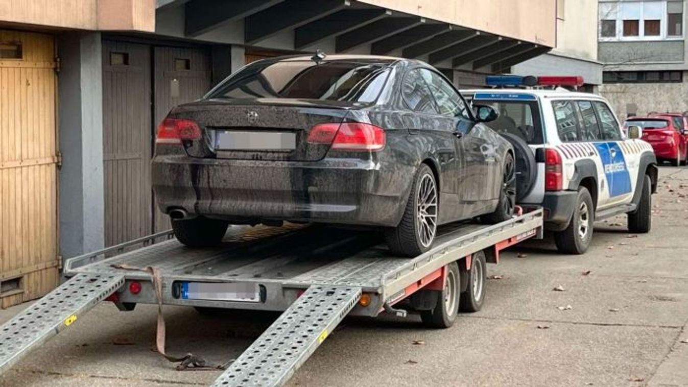 Most jött: nagy erőkkel csaptak le a rendőrök, egy BMW bánta