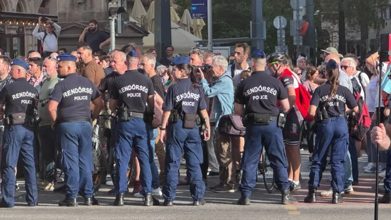 A pride tüntetők ma is megkeserítik a budapestiek életet