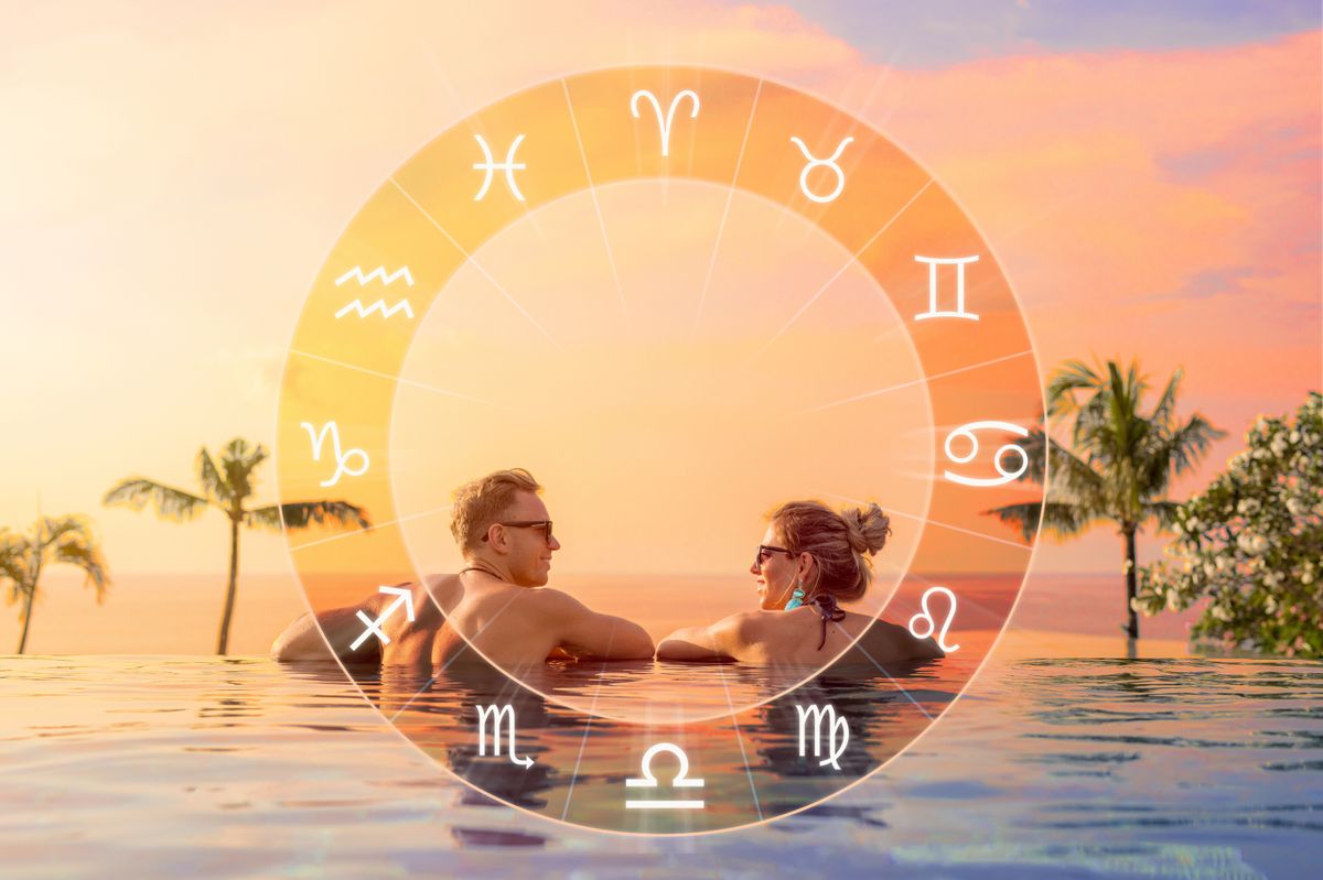 Horoszkóp Conceptual,Photo,Of,Happy,Couple,With,Perfect,Match,And,Love
