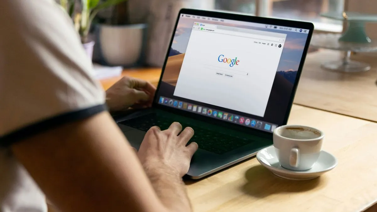 laptop, számítógép, Google Chrome, böngésző