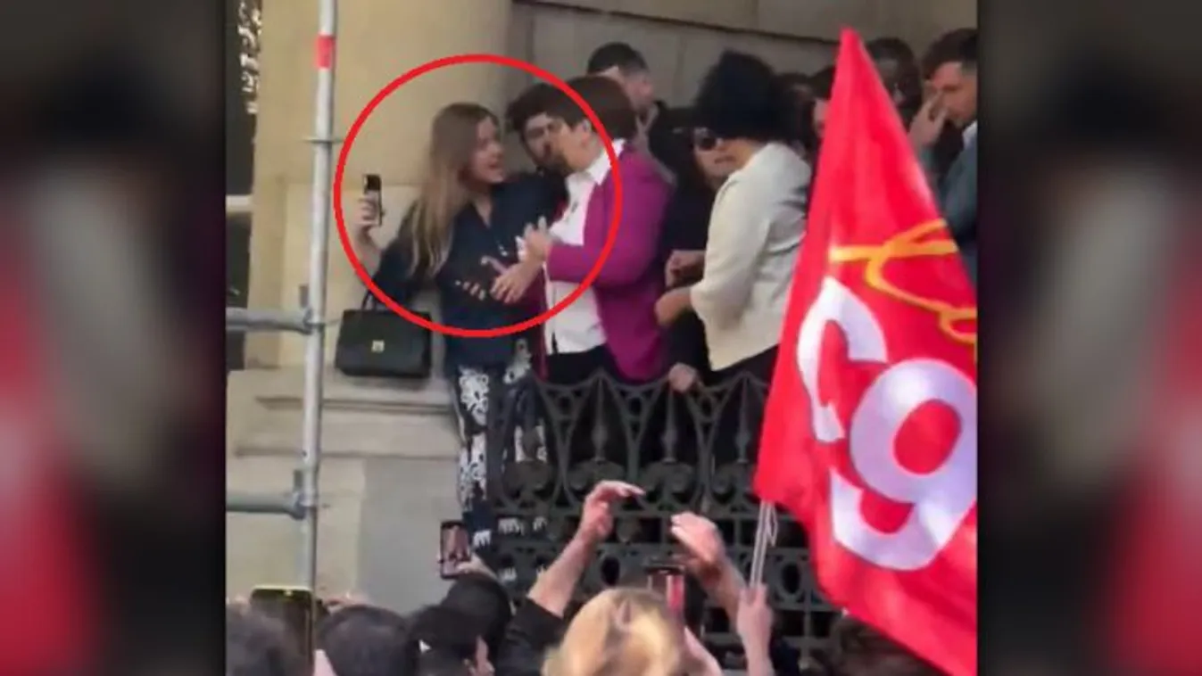 Párizs: baloldali képviselők lökdöstek meg egy újságírónőt
