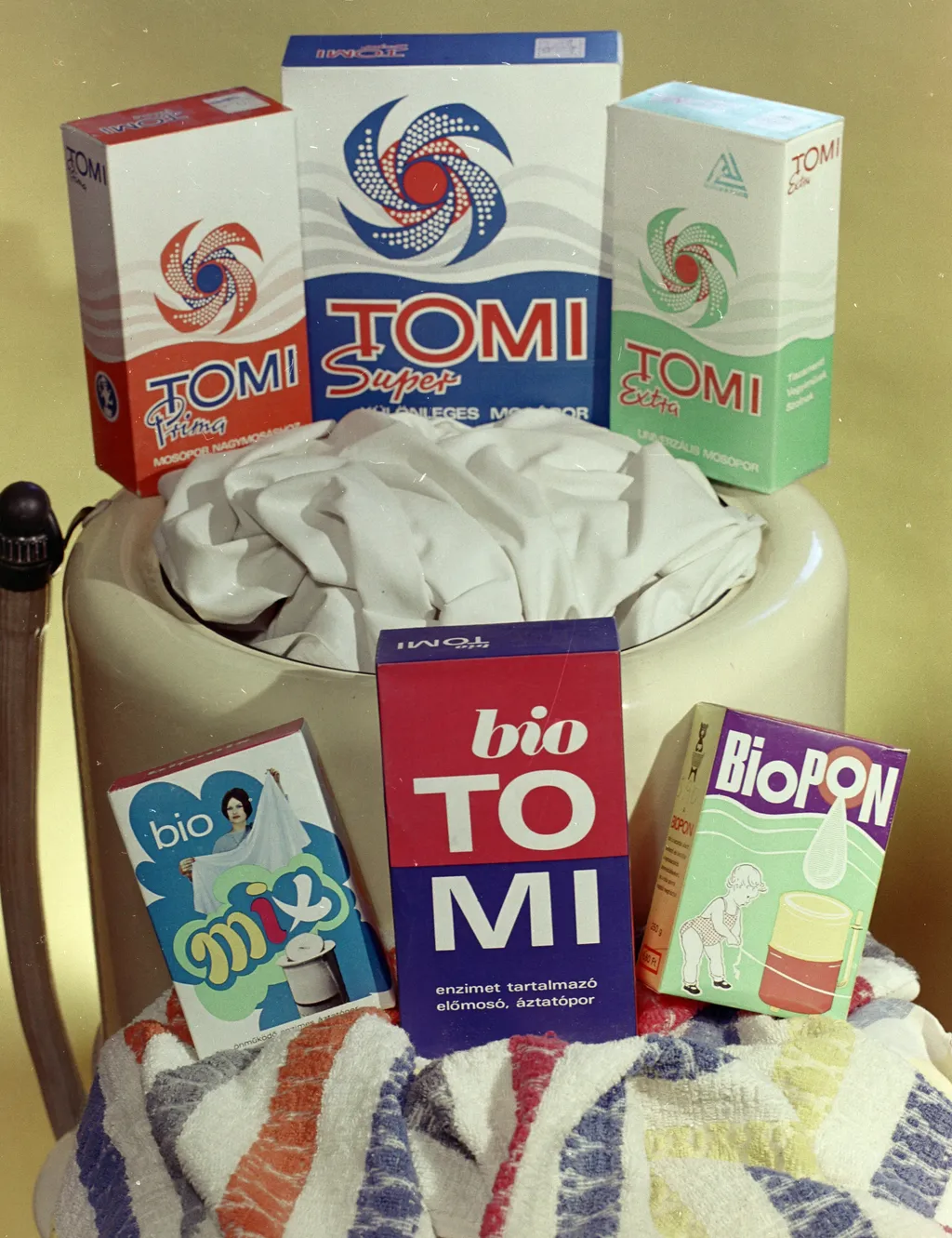 Tomi mosópor reklám, 1970