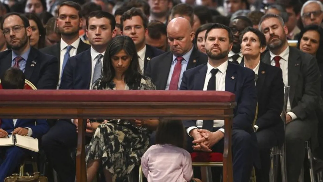 Az amerikai alelnök pénteken Rómában vett részt a szentmisén