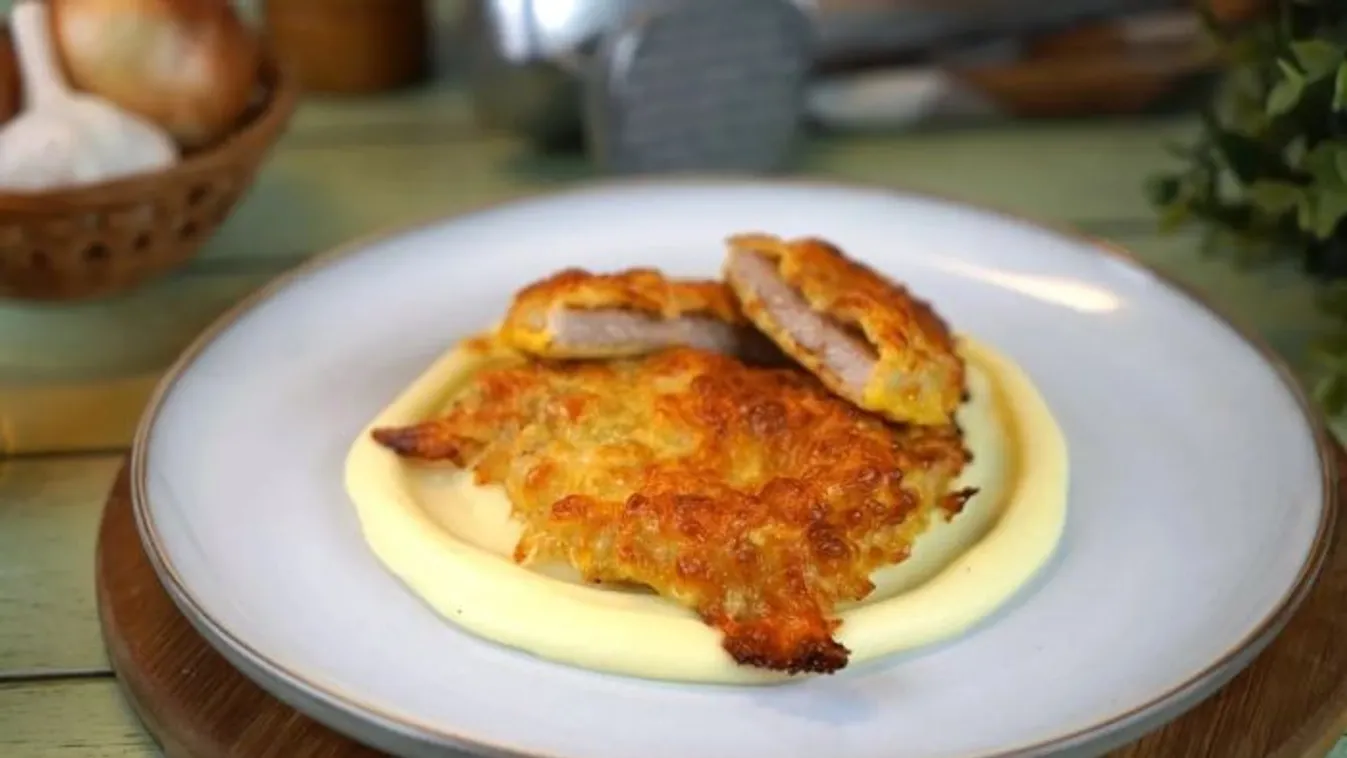 Rántott hús tepsiben:isteni finom