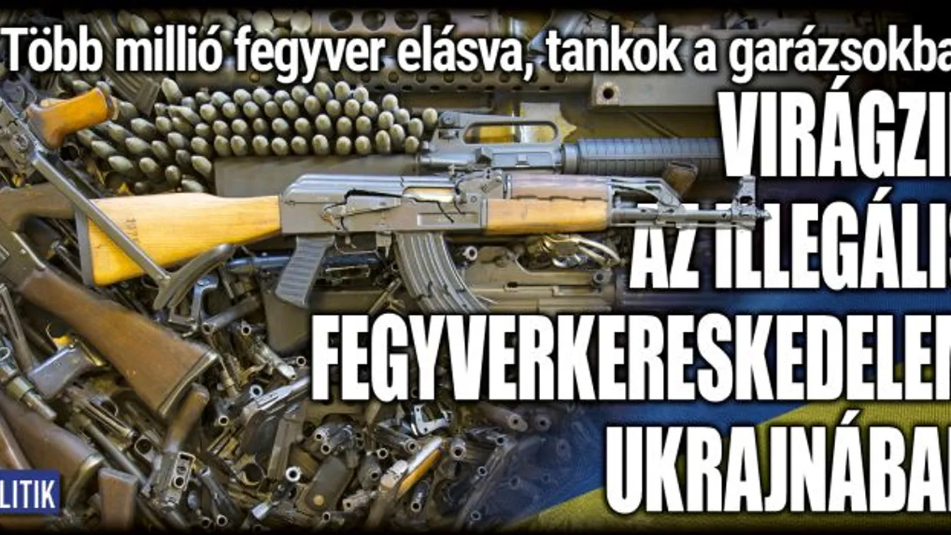 Több millió fegyver elásva, tankok a garázsokban