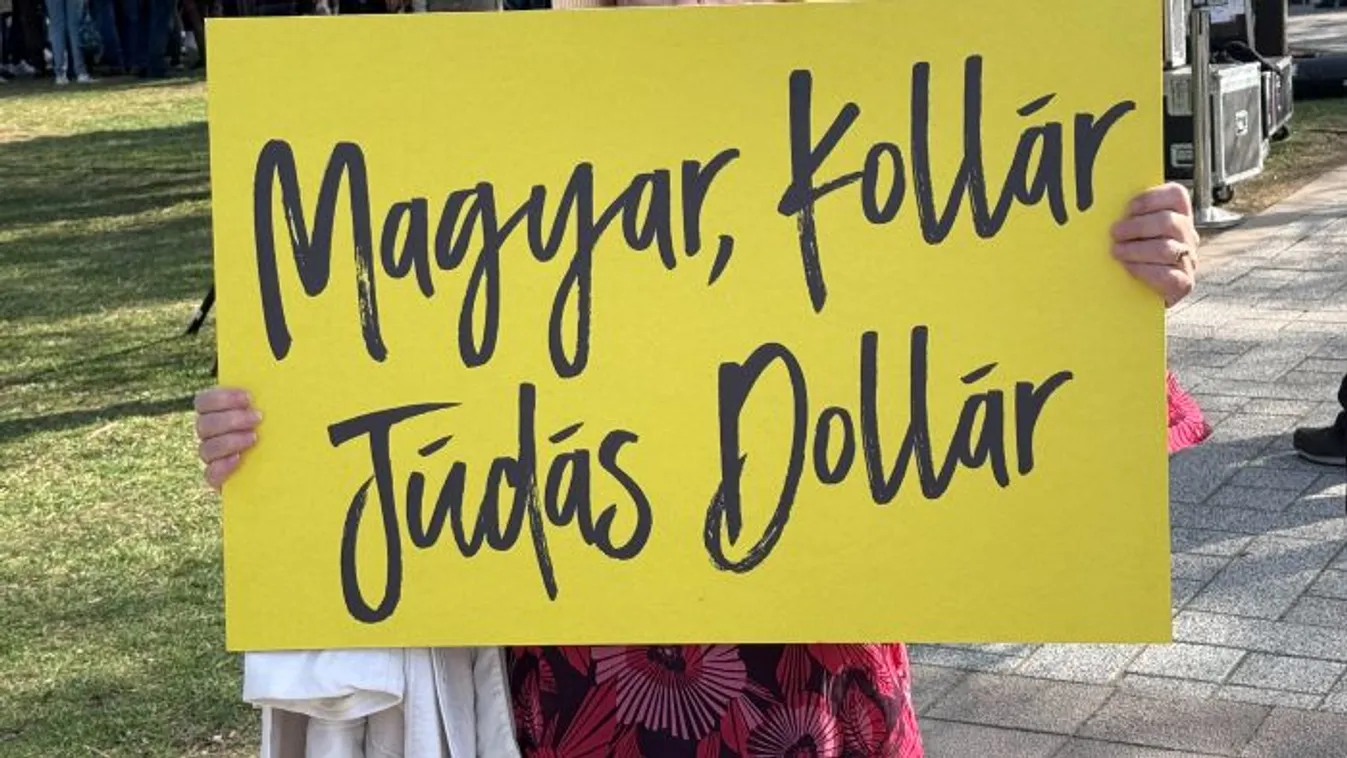 Bayer Zsolt a tüntetésről: Örülök, hogy ennyien eljöttek