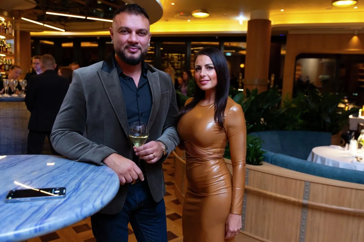 Gáspár Laci és felesége, Niki