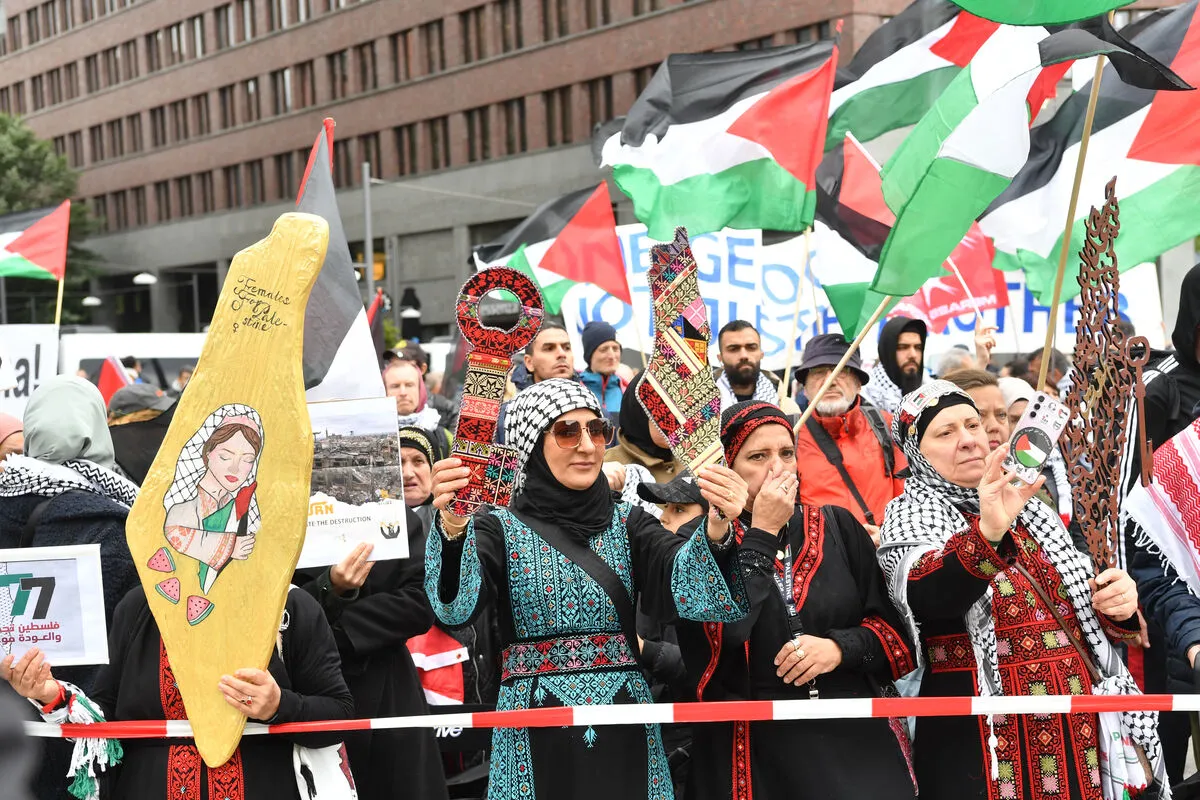 Pro-Palestine demonstration in Berlin