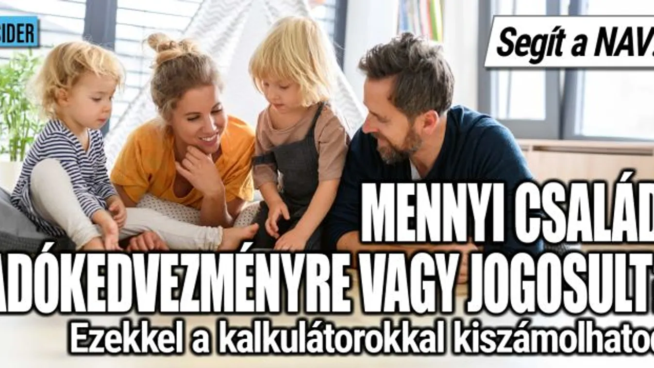 Családi adókedvezmény-kalkulátort indított a NAV